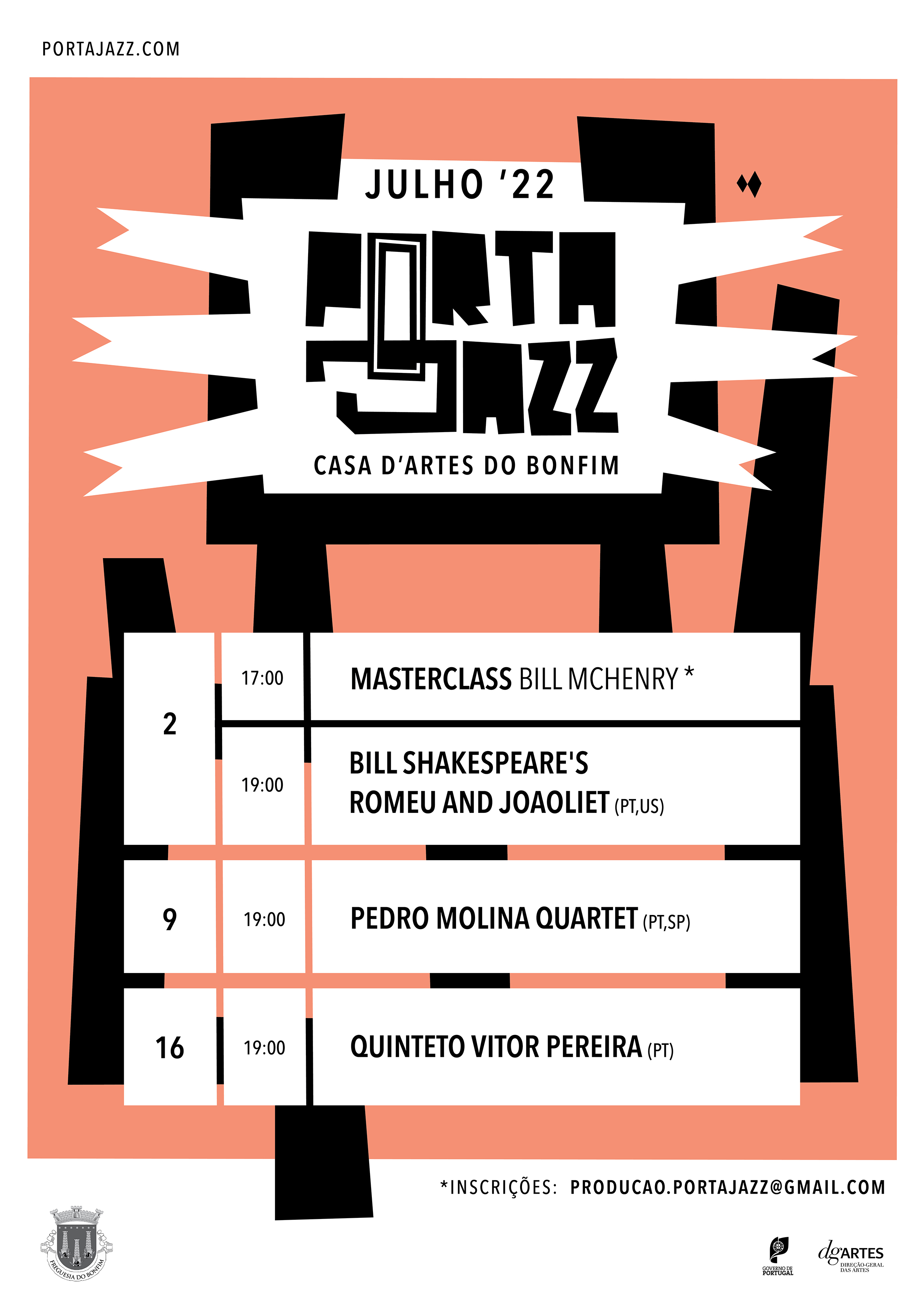 Cartaz Julho 2022 Porta-Jazz